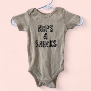 Naps & Snacks Tan Bodysuit